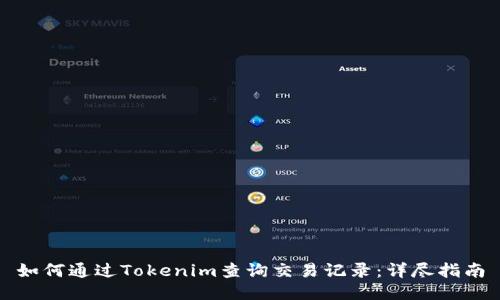 如何通过Tokenim查询交易记录：详尽指南